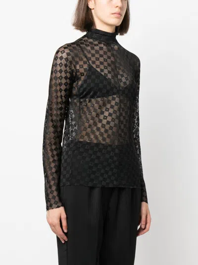 Forte Forte Strong Strong Damier Lace Shirt