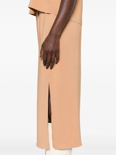 Shop Forte Forte Strong Strong Stretch Cady Cracks Pencil Skirt