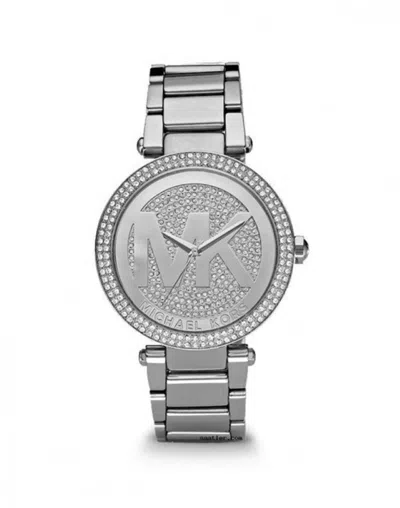 Michael Kors Parker Mk5925 Women's Silver-tone Quartz 39mm Watch In Silver