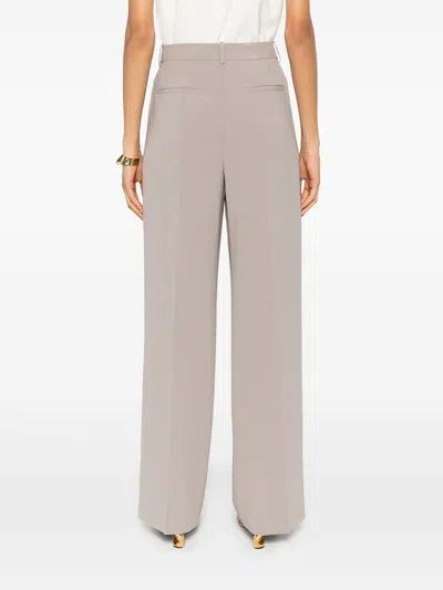 Theory Grey Triacetate Relax Pants