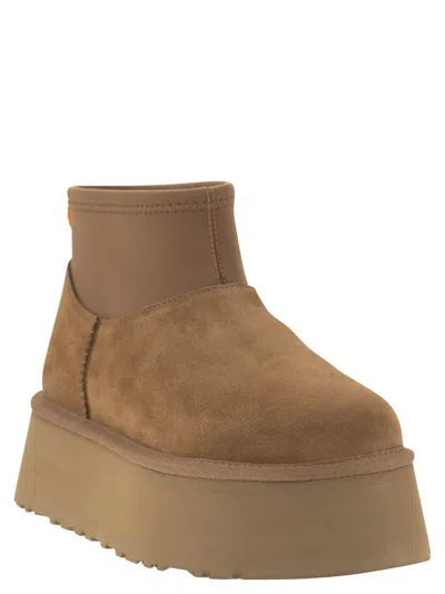 Ugg Brown Classic Mini Dipper Boots