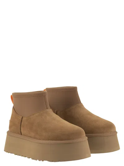Ugg Brown Classic Mini Dipper Boots