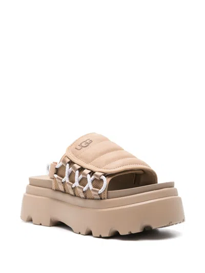 Ugg Callie Suede Platform Slides