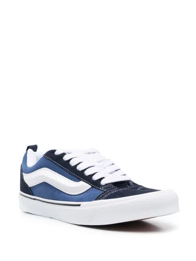 Vans Knu Skool Sneakers In Navy And White