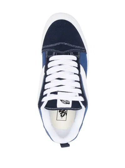 Vans Knu Skool Sneakers In Navy And White