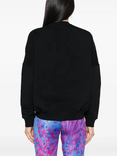 Versace Jeans Couture Cropped Fit Sweatshirt With Bold Logo Detail