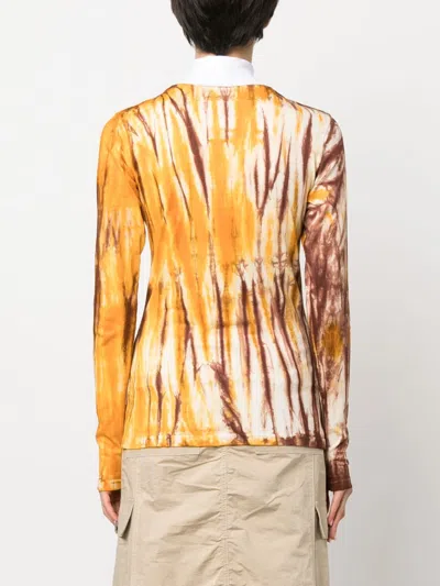 Wales Bonner Abstract-print Long-sleeve T-shirt