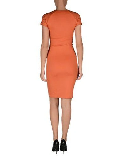 Shop Dsquared2 Short Dress In Orange