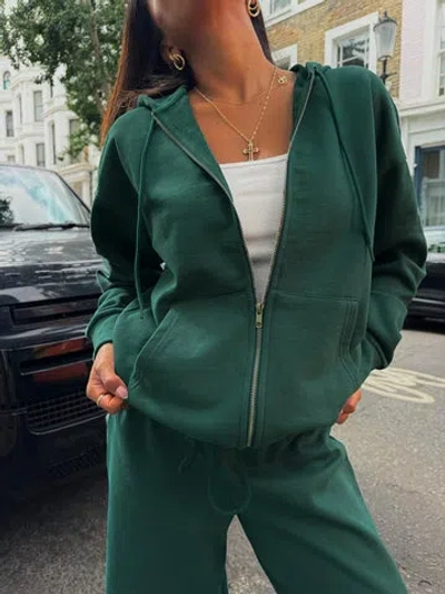 Princess Polly Lower Impact All Day Oversized Hoodie In Green
