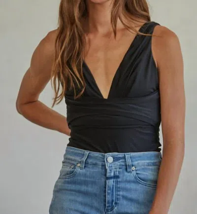 By Together L6880 Done Deal Bodysuit In Black In Black