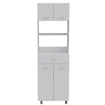 Depot E-shop Mucura Microwave Cabinet White