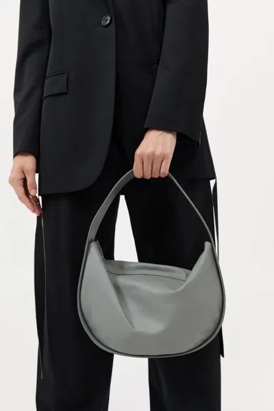 St Agni Soft Arc Bag In Balsam Green