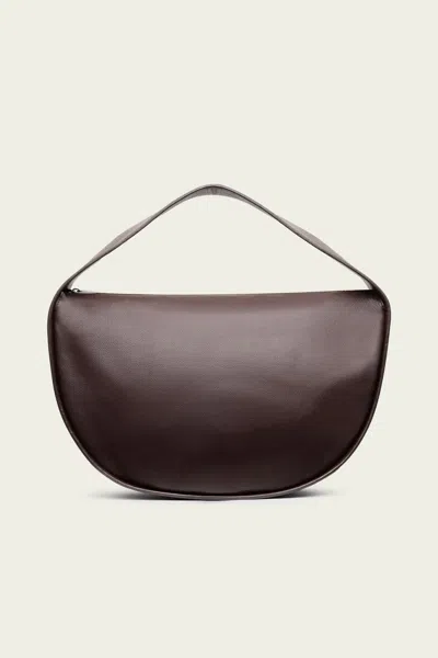 St Agni Soft Arc Bag In Chocolate