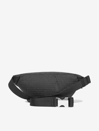Emporio Armani Boys Logo Belt Bag In Green