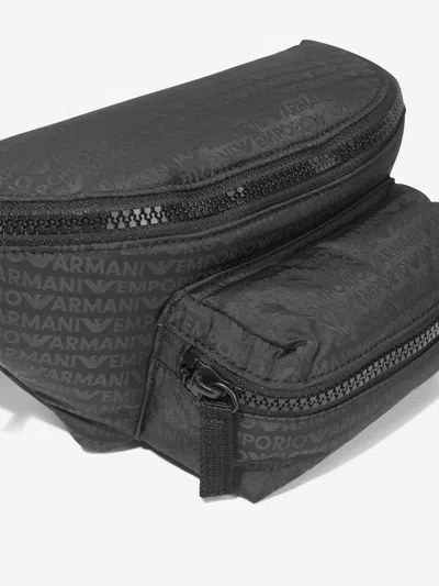 Emporio Armani Boys Logo Belt Bag In Green