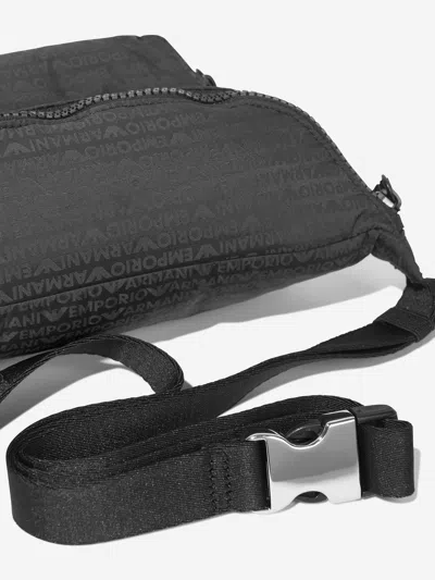 Emporio Armani Boys Logo Belt Bag In Green