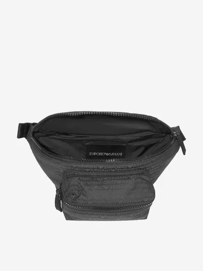 Emporio Armani Boys Logo Belt Bag In Green