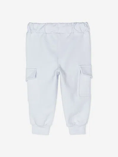 Patachou Jersey Cargo Trousers In Blue