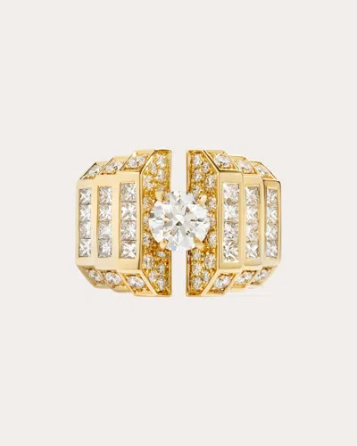Statement Paris Women's Meaningful 18k Gold Diamond Ring In Gold