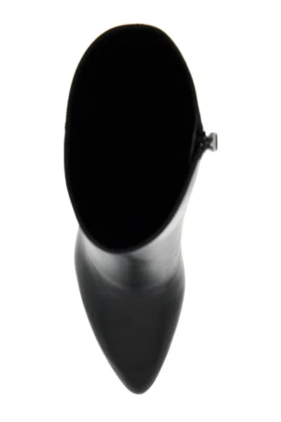 Alexander Mcqueen Leather Armadillo An In Black/silver/gold