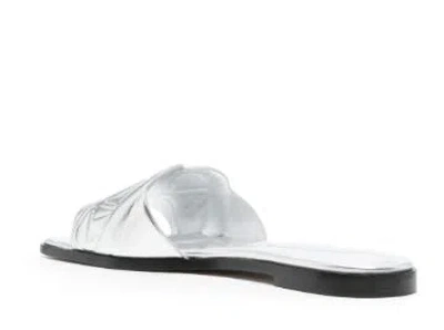 Alexander Mcqueen Sandali Seal In Silver