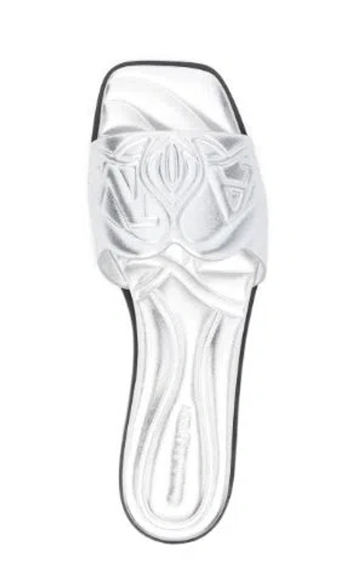 Alexander Mcqueen Sandali Seal In Silver
