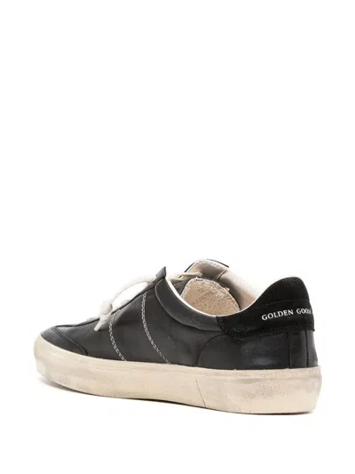 Golden Goose Soul-star Nappa Upper Leather Hf Tongue Suede Heel In Black