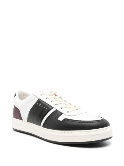 Hogan H668 Low-top Leather Sneakers In White