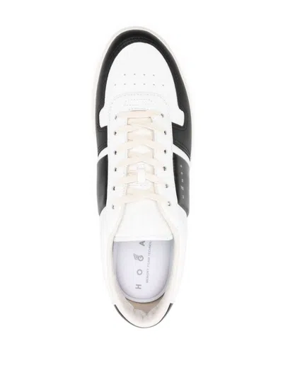 Hogan H668 Low-top Leather Sneakers In White