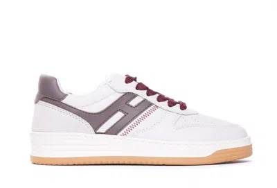 Hogan H630 Leather Sneakers In Red