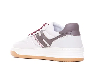 Hogan H630 Leather Sneakers In Red