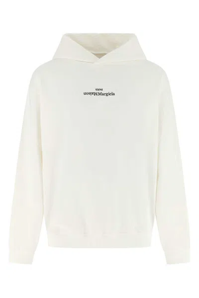 Maison Margiela Margiela Men Hoodie In White