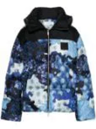 Off-white Rip Down Puffer Jacket In Multicolour