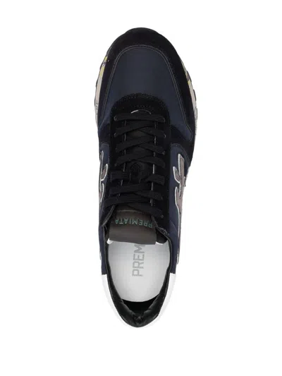 Shop Premiata Sneakers In Blue