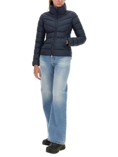 Colmar Down Jacket With Logo In Blue