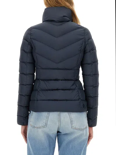 Colmar Down Jacket With Logo In Blue