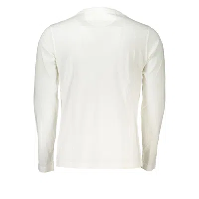 La Martina Chic Crew Neck Embroidered White Tee In White