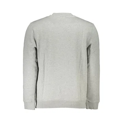 Napapijri Brown Cotton Men Sweater In Gray