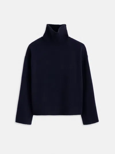 Alex Mill Betty Turtleneck Sweater In Cashmere In Navy