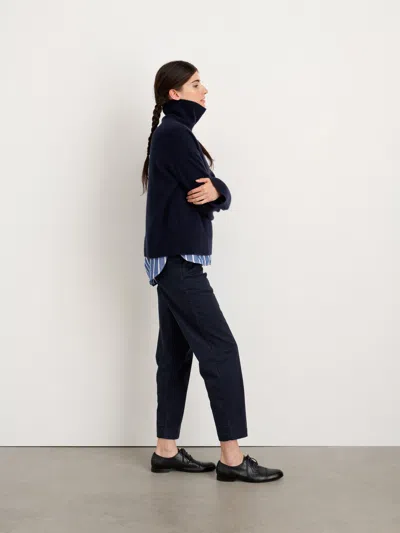 Alex Mill Betty Turtleneck Sweater In Cashmere In Navy