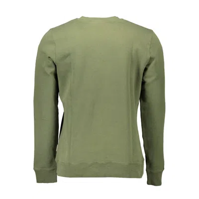 Napapijri Green Cotton Men Sweater In Green