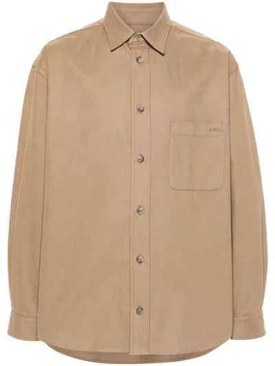 Shop Apc A.p.c. Chemise Emilien Logo