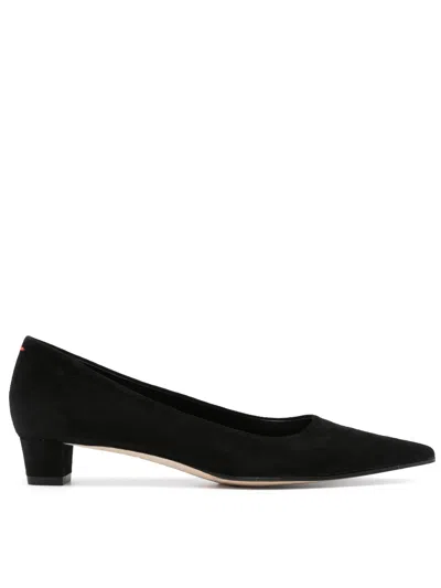 Aeyde Brown Judi Suede Heels