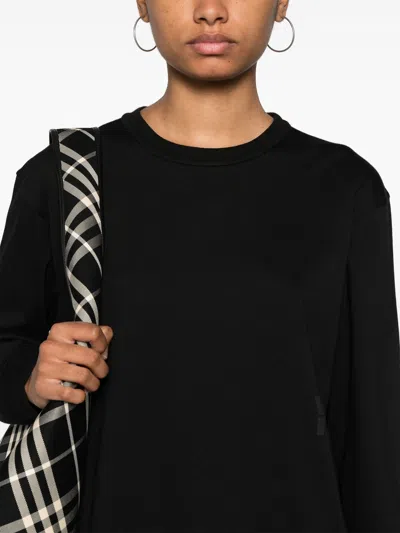 Alexander Wang Essential Jsy Ls T-shirt W/ Puff Logo & Bound Neck Clothing