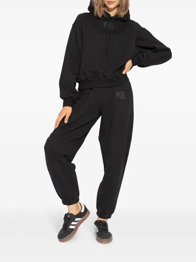 Alexander Wang Essential Terry Classic Sweatpant Puff Paint Logo Clothing