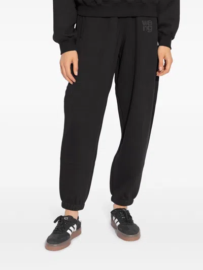 Alexander Wang Essential Terry Classic Sweatpant Puff Paint Logo Clothing