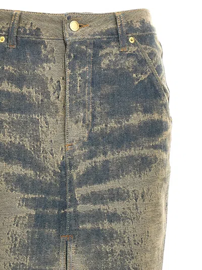 Darkpark Elasticated Denim Half-length Skirt