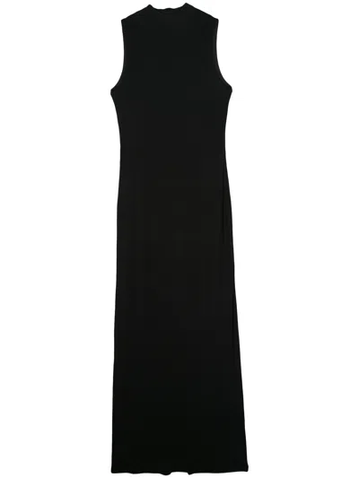 Gauchère Open-back Ribbed Stretch-cotton Maxi Dress