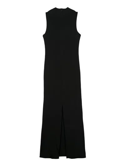 Gauchère Open-back Ribbed Stretch-cotton Maxi Dress