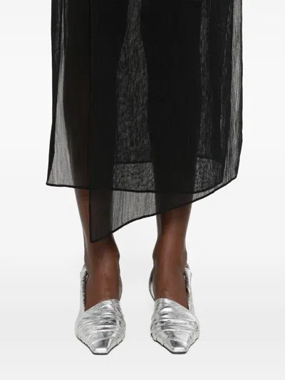 Gauchère Panelled Wool Skirt
